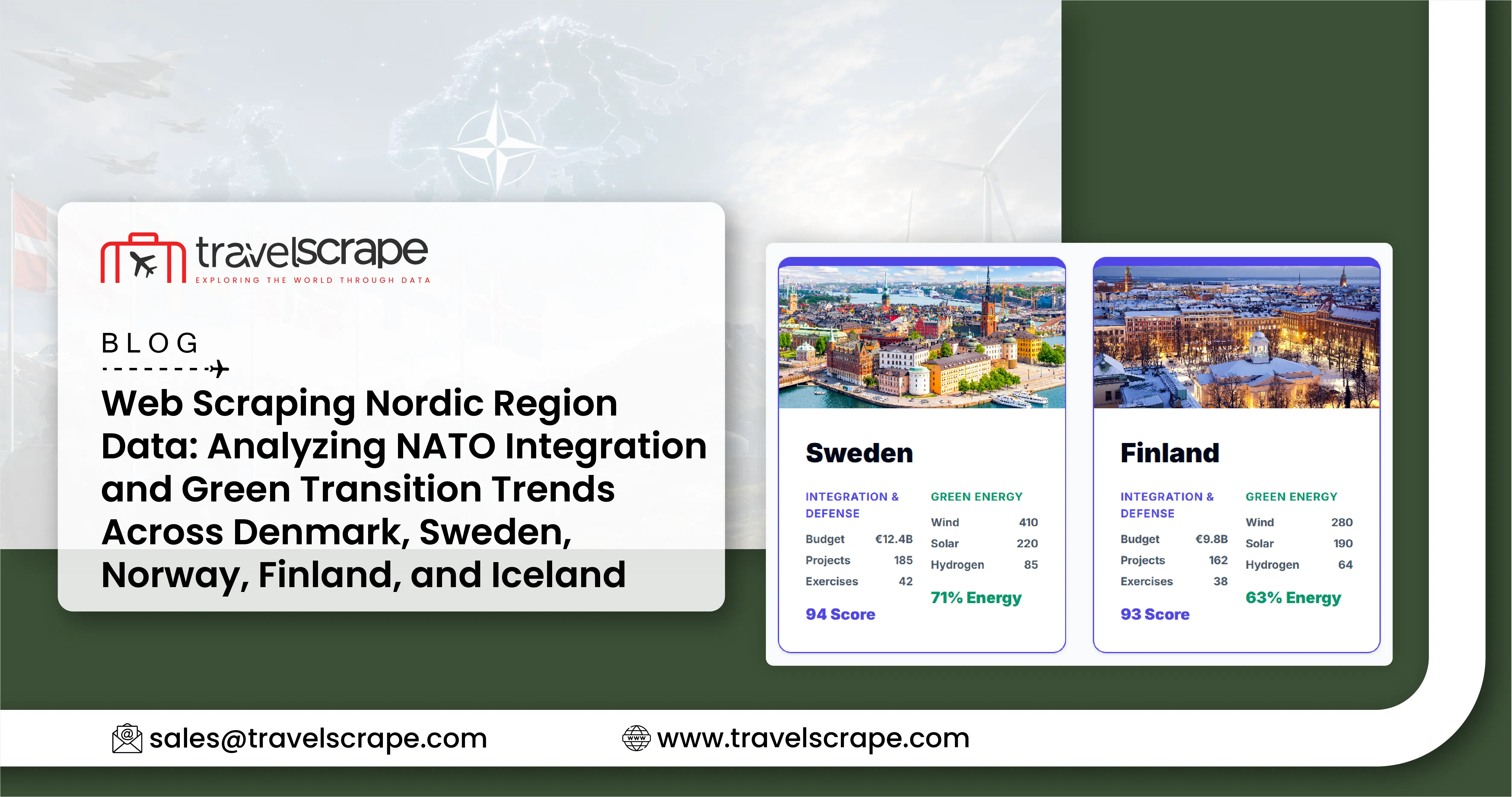 Web Scraping Nordic Region Data to Analyze NATO Integration